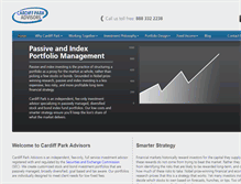 Tablet Screenshot of cardiffparkadvisors.com